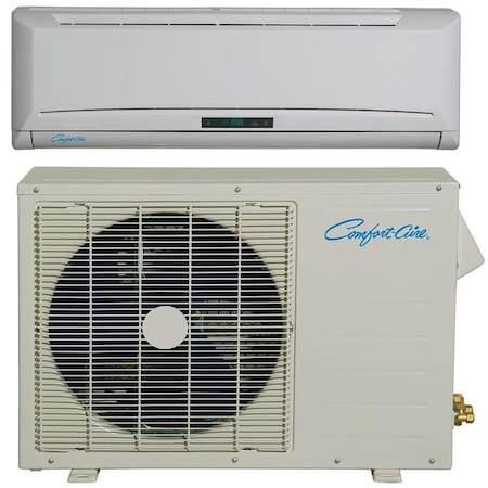 Comfort-Aire MiniSplit Air Conditioner, 115 V, 9000 Btu Cooling, 127 EER, Remote Control SMH09SC-0-25-KIT